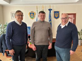 Brovary pormestaria Igor Sapozkoa tapaamassa 18.2.2026